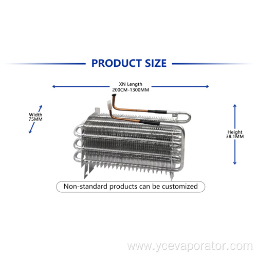 Commercial Cooler Finned Evaporator